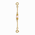 The Gold Bicone Rose Pearl Connector
