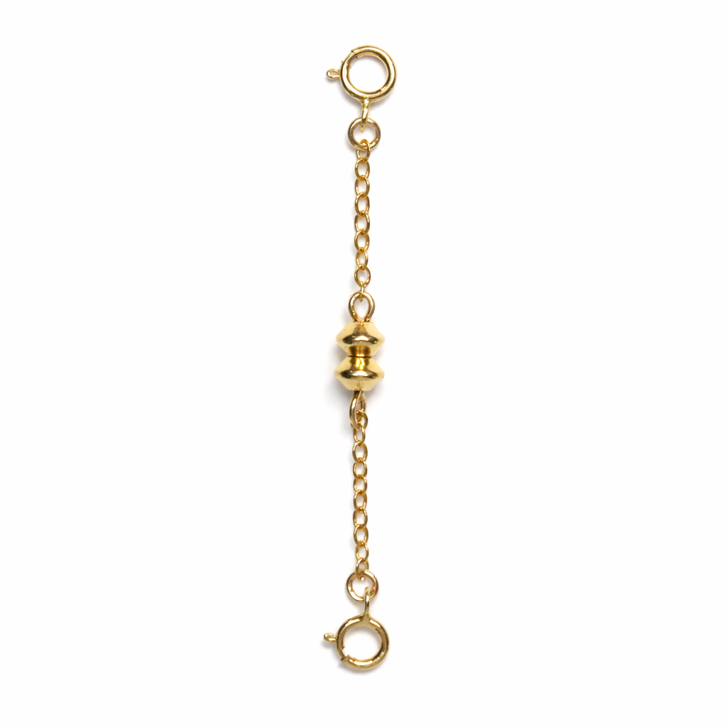 The Gold Double Bicone Bead Connector