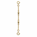The Gold Two Oval Bead Connector