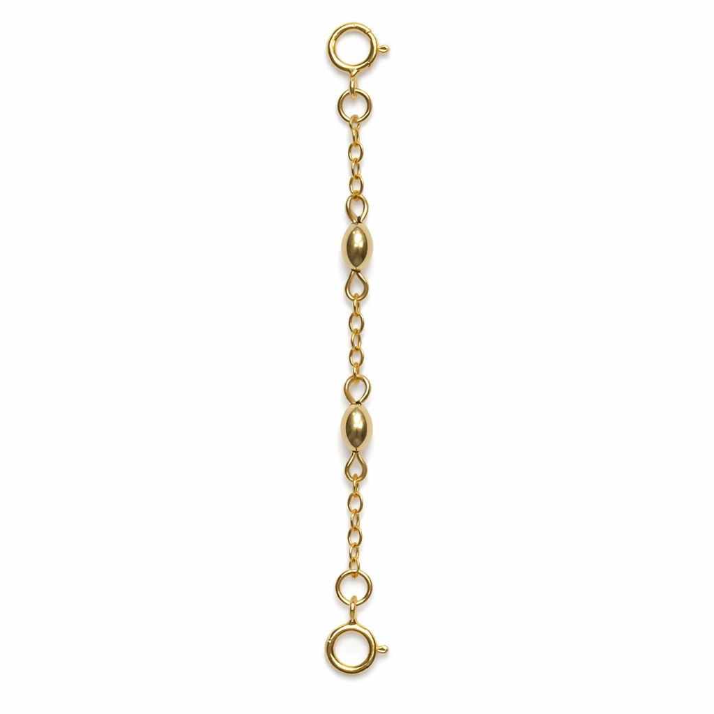 The Gold Two Oval Bead Connector