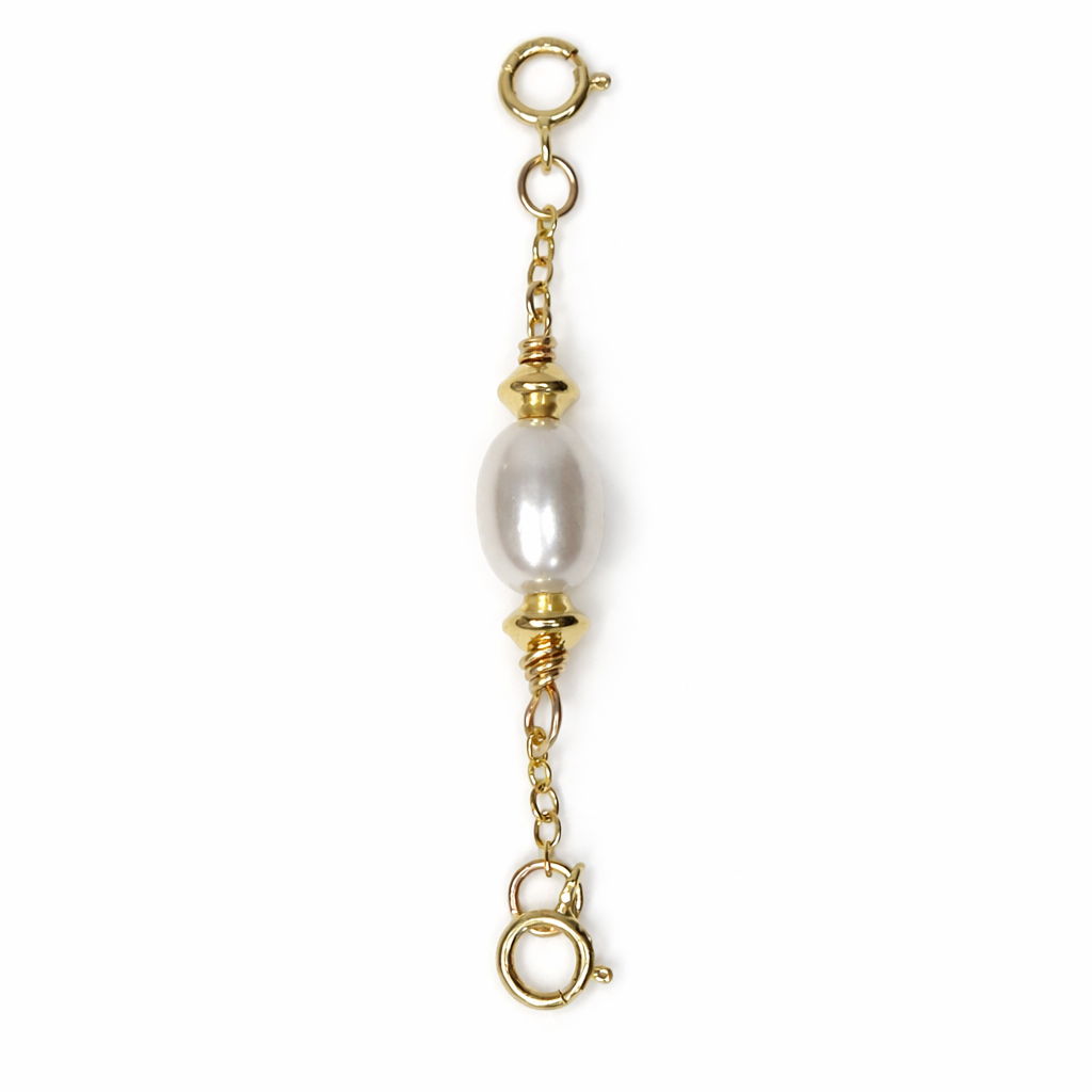 The Gold Wire-Wrapped Pearl Connector
