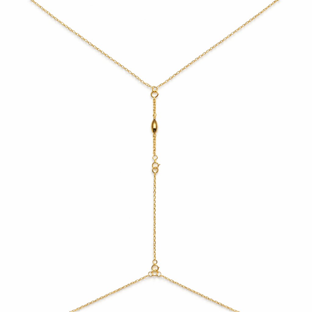 Body Chain Gold Bead