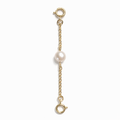 The Gold Connector with Single Centered Pearl